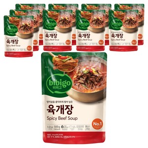 비비고 육개장, 500g, 10개