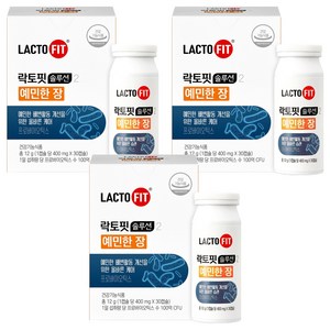 락토핏 솔루션2 예민한 장 유산균, 30정, 3개