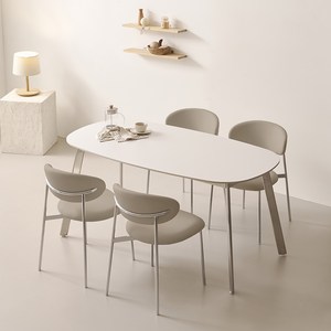 폴인퍼니 브린 포세린 세라믹 식탁 4인용 1400 + 의자4p 세트 방문설치