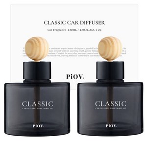 피오브 클래식 차량용 디퓨저 120ml, 블랙체리, 2개
