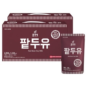 총각네 국산 서리태 팥두유, 190ml, 30개