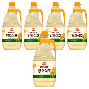 해표 양조식초, 1.8L, 5개