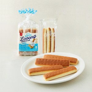 삼립 밀크 롱스틱 빵, 32g, 9개입, 1개