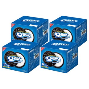 오레오 화이트 샌드위치 쿠키, 600g, 4개