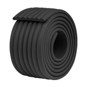 아가드 W형 모서리 보호대, 2m, 블랙, 1개