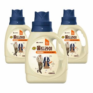 테크 울드라이 오리지널 울세제 본품, 1.5L, 3개