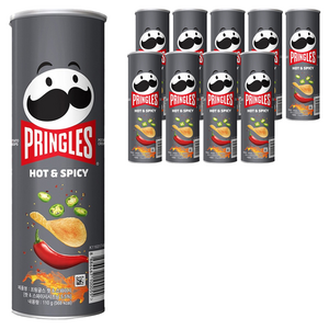 프링글스 핫 앤 스파이시, 110g, 10개
