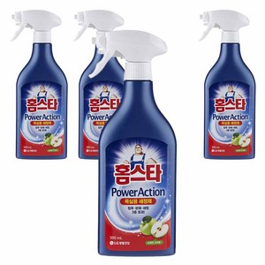 홈스타파워액션 욕실용 세정제, 500ml, 4개