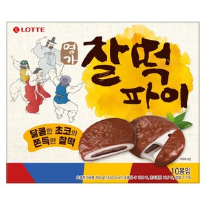 롯데웰푸드 명가 찰떡파이, 350g, 1개