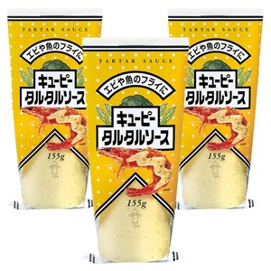 큐피 타르타르 소스, 155g, 3개