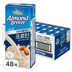 블루다이아몬드 브리즈 뉴트리플러스 프로틴, 190ml, 48개
