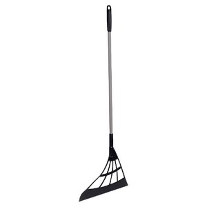 쓰리잘비 기본형 다용도 실리콘 빗자루, 블랙, 1개