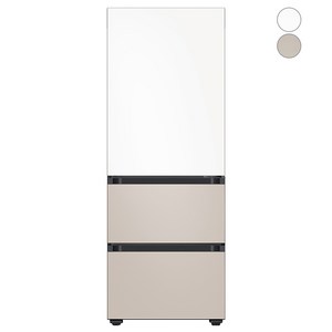 [색상선택형] 삼성전자 비스포크 313L 3도어 키친핏 김치플러스 냉장고 방문설치