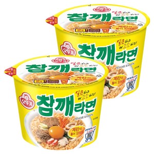오뚜기 참깨라면 컵 110g, 2개