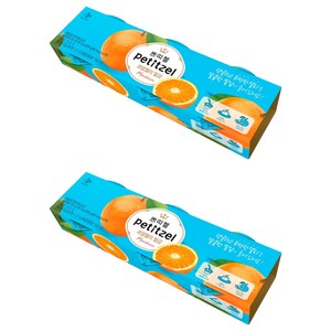 쁘띠첼 과일젤리 밀감, 90g, 6개