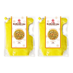 오뚜기 오쉐프 허니머스타드 드레싱, 2kg, 2개