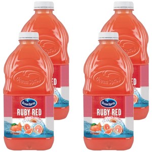 오션스프레이 루비 레드 자몽 드링크, 1.89L, 4개