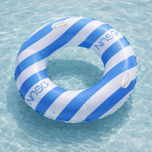 SSUN 스트라이프 에디션 원형 튜브 중형 80cm