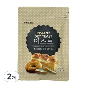 성진 이스트, 60g, 2개