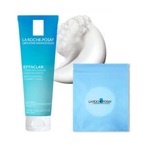 라로슈포제 에빠끌라 딥 클렌징 포밍 크림 + 화장솜 30p 세트, 125ml, 1개