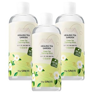 더샘 힐링 티 가든 그린티 클렌징 워터, 500ml, 3개