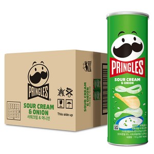 프링글스 사워크림&어니언, 110g, 12개