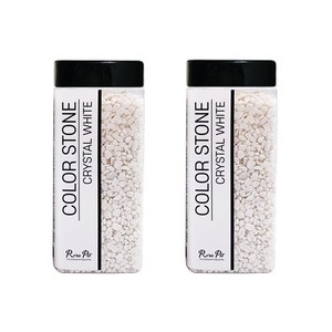 로라펫 컬러스톤 750g, 크리스탈화이트, 2개