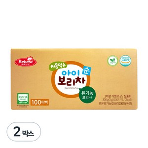 베베스트 처음먹는 아이 보리차, 300g, 100개입, 2개