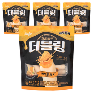 더블링 천하장사 콰트로치즈 소시지, 400g, 4개