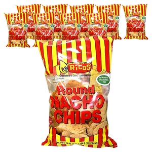 리코스 라운드 나쵸 칩, 454g, 10개