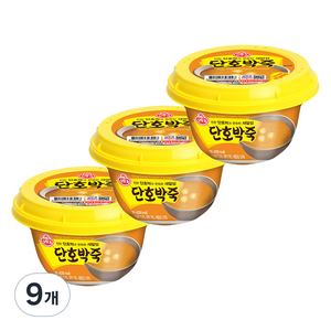 오뚜기 단호박죽 상온, 285g, 9개