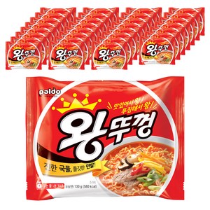 왕뚜껑 봉지라면 130g, 32개, (4개입 X 상세페이지 참조 X 상세페이지 참조)
