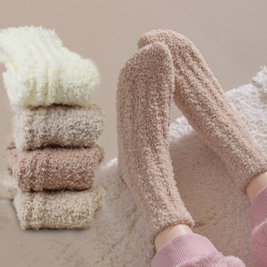 이지레그 털빠짐 없는 무압박 수면 중목 양말 4켤레 세트