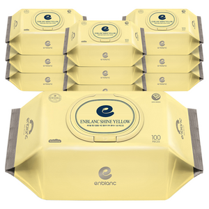 앙블랑 샤인 옐로우 유아물티슈 캡형