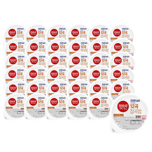 햇반 12곡밥, 210g, 36개