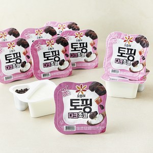 요플레 토핑 다크초코, 125g, 12개