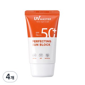 토니모리 유브이마스터 퍼펙팅 선블럭 SPF50+ PA+++, 50ml, 4개