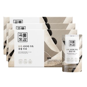 곡물도감 21곡 서리태 가득 콩물두유, 180ml, 45개