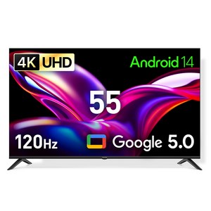 프리즘코리아 4K UHD TV, 138.7cm(55인치), 스마트 TV, 스탠드형, 방문설치