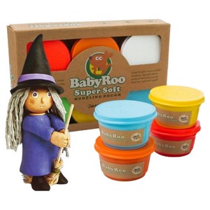 호안미로 베이비루 곡물클레이, 6색, 825g, 1세트