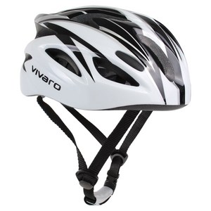 비바로 자전거 써니 헬멧 V-120, 화이트 + 블랙, M/L (58~62..., 1개