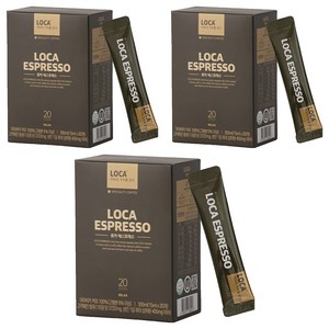 로카에스프레소 액상 스틱 커피믹스 릴랙스, 15ml, 20개입, 3개