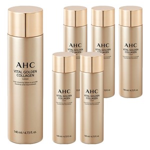 AHC 바이탈 골든 콜라겐 로션, 140ml, 6개