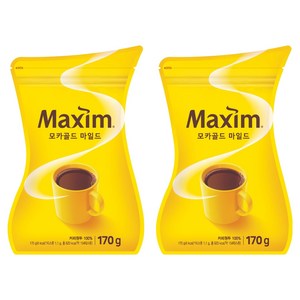 맥심 모카골드 마일드 원두커피믹스, 170g, 1개입, 2개