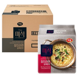 더미식 장인라면 담백한맛 113g, 32개, (4개입 X 8팩)