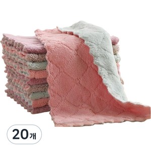 루아르모 물먹는 극세사 요술행주 랜덤발송, 16 x 27 cm, 20개