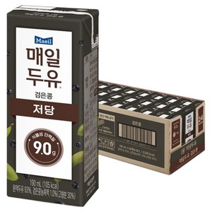 매일두유 검은콩, 190ml, 24개