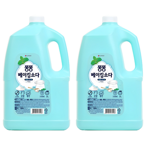 퐁퐁 베이킹소다 깔끔한 민트향, 3L, 2개