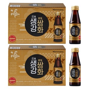 광동제약 진생강 쌍화, 100ml, 20개