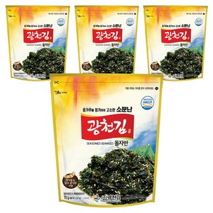 광천김 소문난 볶음 돌자반, 70g, 4개